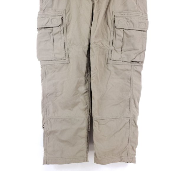Duluth Trading Cargo Pants Men's Size Medium x 28 Tan Gusseted - Picture 6 of 10